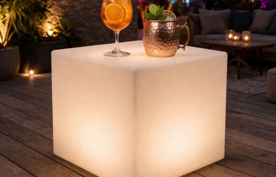 Cubo aura luz beige 600x600