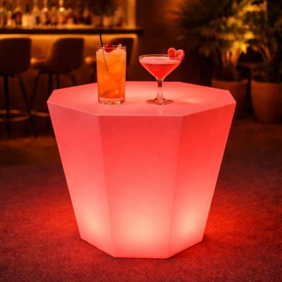 Mesa Prisma luz roja 600x600